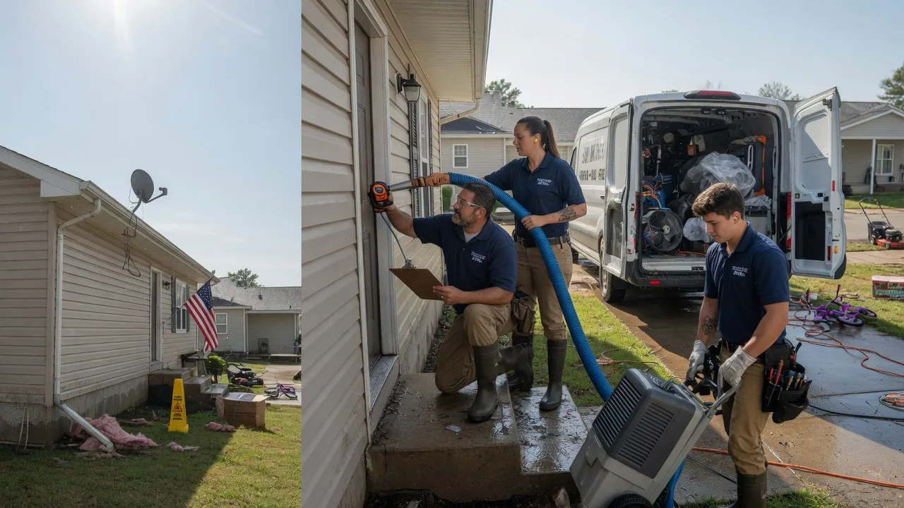 Ceiling Water Damage Restoration in Clarkson, NE near me